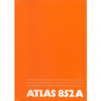 Atlas 852A Parts Catalog